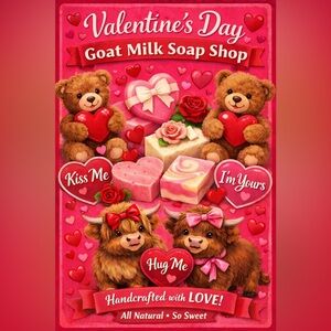 Valentine's Day Goat Milk Soap Shop